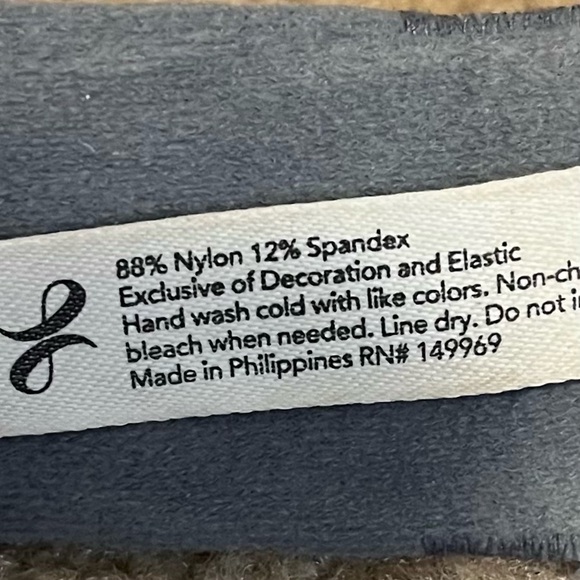 Lively Floral Lace Keyhole Busty Bralette No Wire Gray Size 1 (32DD, 33D/DD) - Picture 11 of 13